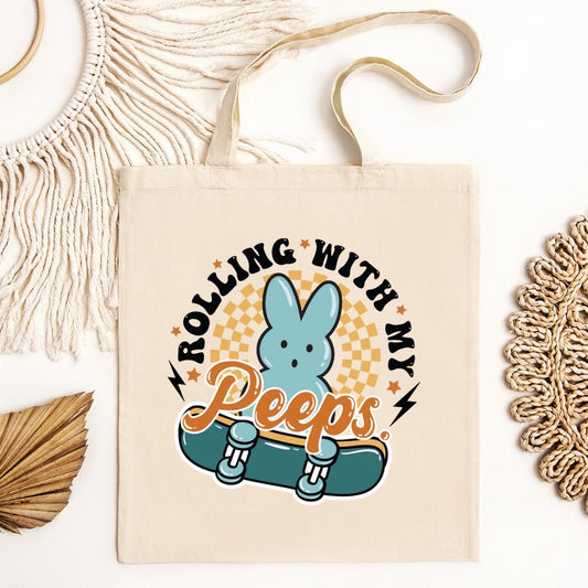 Rolling with my Peeps Tote bag